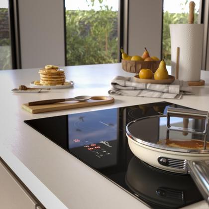 Imagem de Cooktop de Indução 4 Bocas Embutir 220V Touch Screen Vitrocerâmica Fischer