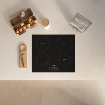 Imagem de Cooktop de Indução 4 Bocas Embutir 220V Touch Screen Vitrocerâmica Fischer