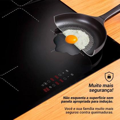 Imagem de Cooktop de Indução 4 Bocas EOS com Painel Touch Preto 7200W ECI04EP3 220V