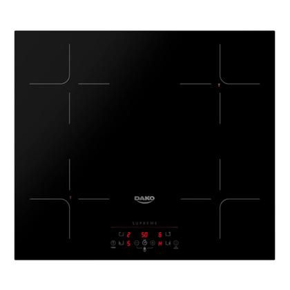 Imagem de Cooktop de Indução 4 Bocas Preto com Trava de Segurança Dako Supreme