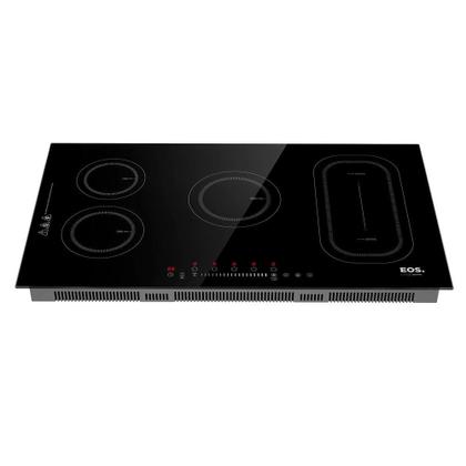 Imagem de Cooktop de Indução Cinco Bocas EOS 90cm Freezone Preto 9500W ECI05EPF1 220V