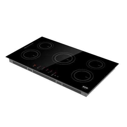 Cooktop de Indução Cinco Bocas EOS Preto 9500W ECI05EP 220V Imagem de Cooktop de Indução Cinco Bocas EOS Preto 9500W ECI05EP 220V