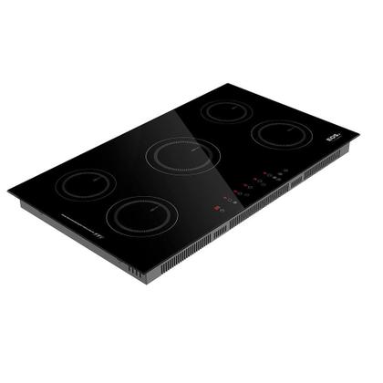 Cooktop de Indução Cinco Bocas EOS Preto 9500W ECI05EP 220V Imagem de Cooktop de Indução Cinco Bocas EOS Preto 9500W ECI05EP 220V