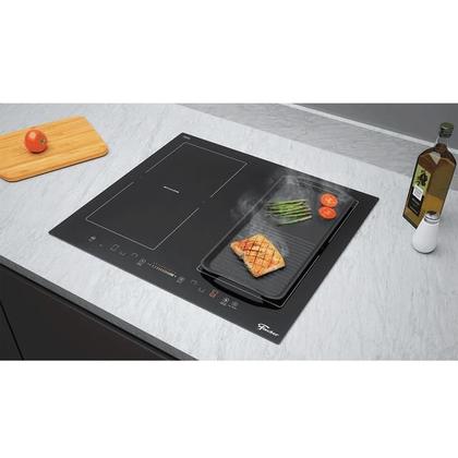 Imagem de Cooktop de Indução Fischer 4 Bocas Smartzone com Booster Vitrocerâmica 220V