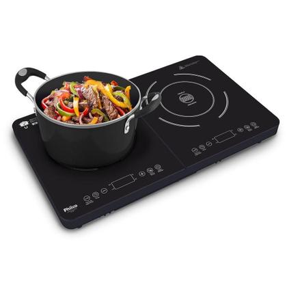 Imagem de Cooktop de Indução Portátil Philco 2 queimadores PCT20P 110V