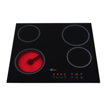 Imagem de Cooktop Elétrico Fischer 4Q Com 4 Bocas Preto 220V