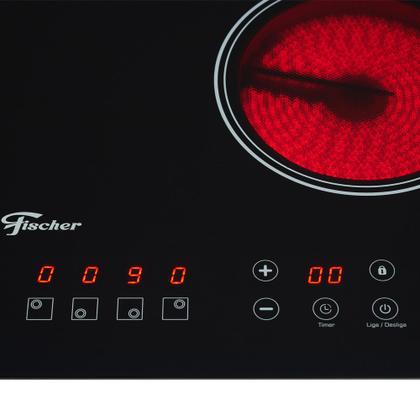 Imagem de Cooktop Elétrico Fischer 4Q Com 4 Bocas Preto 220V