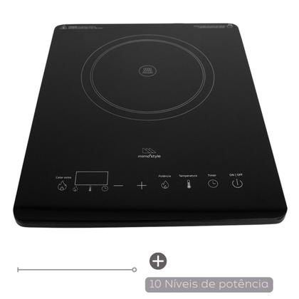 Cooktop Elétrico Fogão Portátil Por Indução 01 Boca Touch Screen - Mimo Style Imagem de Cooktop Elétrico Fogão Portátil Por Indução 01 Boca Touch Screen