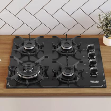 Imagem de Cooktop Fit Line Fischer 5 Bocas Tc Trempe Iron Vidro Preto Bivolt 36325102672