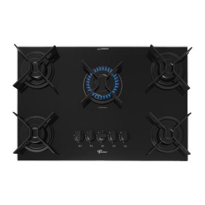 Imagem de Cooktop Fit Line Fischer 5 Bocas Tc Trempe Iron Vidro Preto Bivolt 36325102672