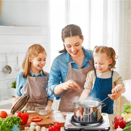 Imagem de Cooktop Fogão Elétrico Portátil Por Indução 1 Boca 1000w