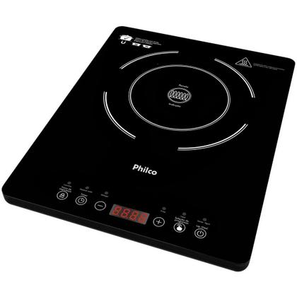 Imagem de Cooktop Fogão Indução Touch 1 Boca Portátil Philco 127v