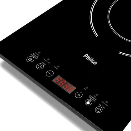 Imagem de Cooktop Fogão Indução Touch 1 Boca Portátil Philco 127v
