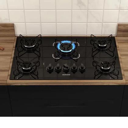 Imagem de Cooktop fogão itatiaia essencial 5 bocas bivolt preto