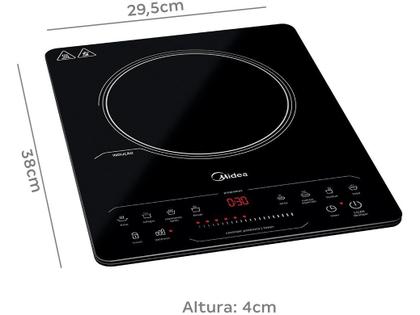 Imagem de Cooktop Indução 1 Boca Portátil Midea