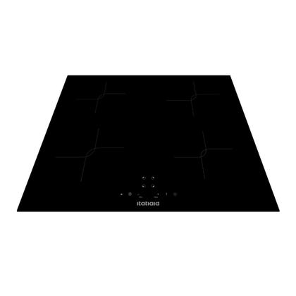 Imagem de Cooktop Indução Itatiaia Master 4 Bocas 220V 7000W Vidro C/ Timer Trava de Segurança Vidro Preto