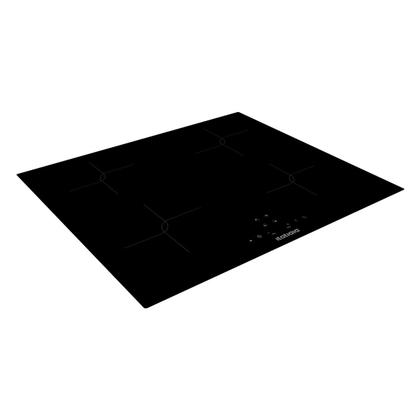 Imagem de Cooktop Indução Itatiaia Master 4 Bocas 220V 7000W Vidro C/ Timer Trava de Segurança Vidro Preto