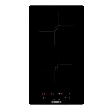 Imagem de Cooktop Indução Itatiaia Midi 2 Bocas 127V 2000W C/ Timer Trava de Segurança Painel Touch Vidro Preto