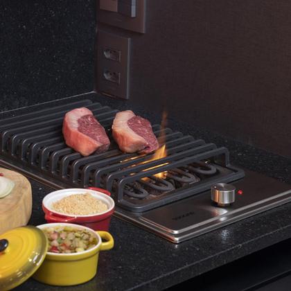 Imagem de Cooktop Inox Barbecue Churrasqueira Com Grelha Suggar 220V