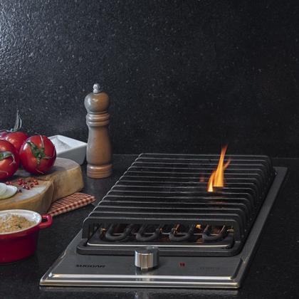 Imagem de Cooktop Inox Barbecue Churrasqueira Com Grelha Suggar 220V