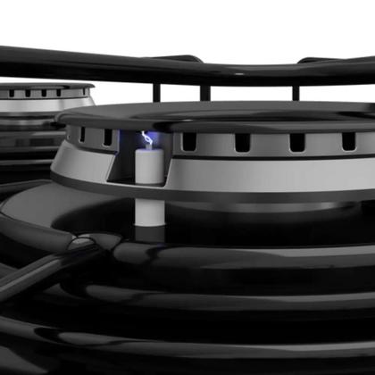 Imagem de Cooktop Itatiaia 4 Bocas Essencial Mesa De Vidro Preto - Bivolt