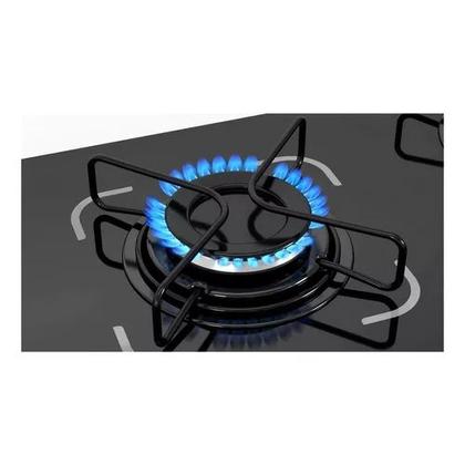Imagem de Cooktop Itatiaia Essencial 4 Bocas Vidro Preto Bivolt