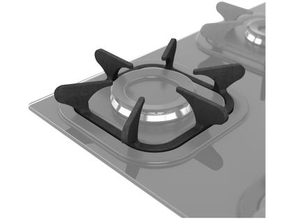 Imagem de Cooktop Mueller 4 Bocas Com Queimador Ultra Chama G5 Preto Bivolt