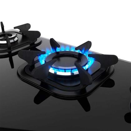 Cooktop Mueller 5 Bocas com Queimador Ultra Chama Preto Bivolt Imagem de Cooktop Mueller 5 Bocas com Queimador Ultra Chama Preto Bivolt