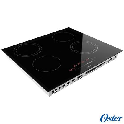 Imagem de Cooktop por Indução Oster em Vitrocerâmico com 04 Bocas e Painel Touch Screen Preto - OTOP402