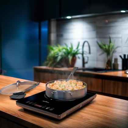 Imagem de Cooktop Portátil Indução Britânia BCTE10A Touch 127V