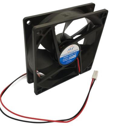 Imagem de Cooler 12V com 2 Fios  Alta Performance e Baixo Ruído p/ Refrigeração de Sistemas