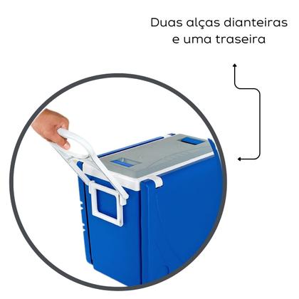 Imagem de Cooler Caixa Térmica Multifuncional 32L com Mesinha e Banqueta