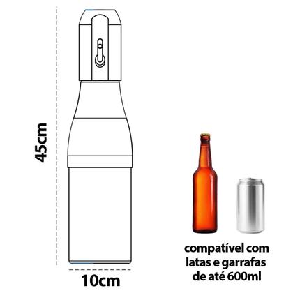 Imagem de Cooler Eletrônico Garrafa Recarregável 110/220v Bivolt Torre Chopp