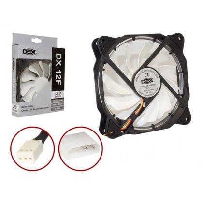 Imagem de Cooler Fan 120mm com LED Branco DEX DX-12F