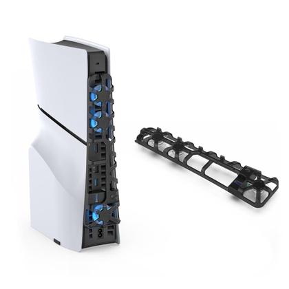 Imagem de Cooler Fan Externo 3 Ventoinhas Led Compatível Com Ps5 Slim Preto