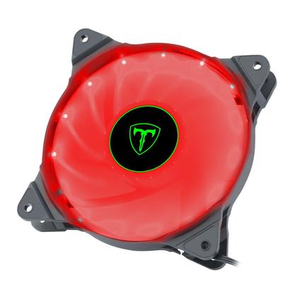 Imagem de Cooler Fan Led Vermelho 120x120x25 12cm T-dagger T-tgf300r