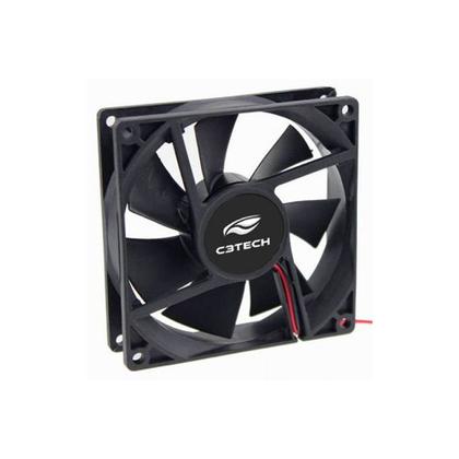 Imagem de Cooler Fan Para Gabinete C3Tech 120mm 12cm Preto F7-100Bk
