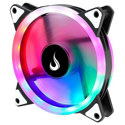 Imagem de Cooler Fan Rise Mode Galaxy, Rainbow, 120mm, Preto - RM-FRM-02-RGB
