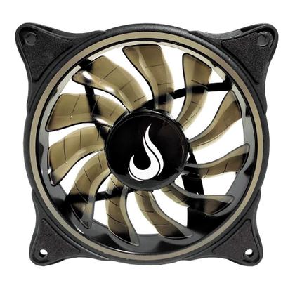 Imagem de Cooler Fan Rise Mode Laser, 3 Unidades, 120mm, ARGB, Preto - RM-RGB-05-5V