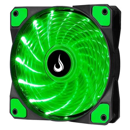 Imagem de Cooler FAN Rise Mode Wind W1, 120mm, LED Verde - RM-WN-01-BG