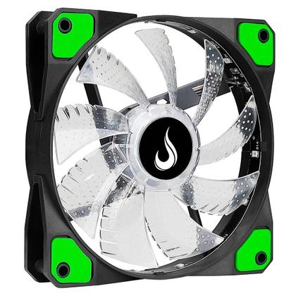 Imagem de Cooler FAN Rise Mode Wind W1, 120mm, LED Verde - RM-WN-01-BG