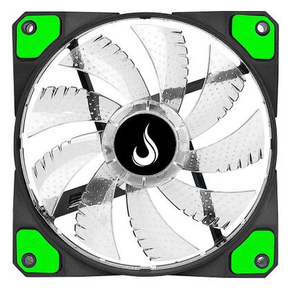 Imagem de Cooler FAN Rise Mode Wind W1, 120mm, LED Verde - RM-WN-01-BG