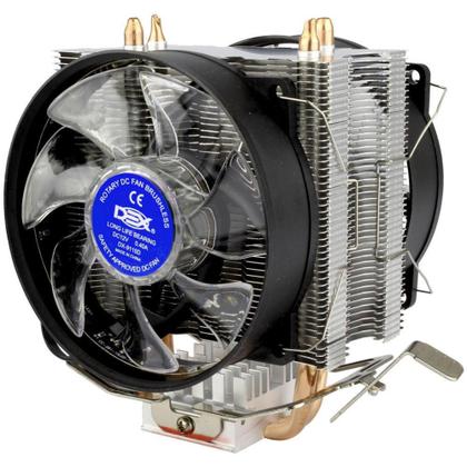 Imagem de Cooler Fans Game Duplo Com 15 Leds Para Cpu Azul Dx-9115d Dex