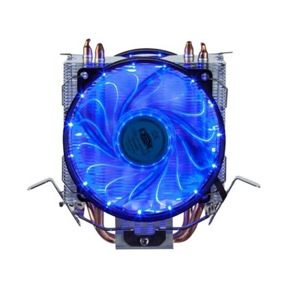 Imagem de Cooler Fans Game Duplo Com 15 Leds Para Cpu Azul Dx-9115d Dex