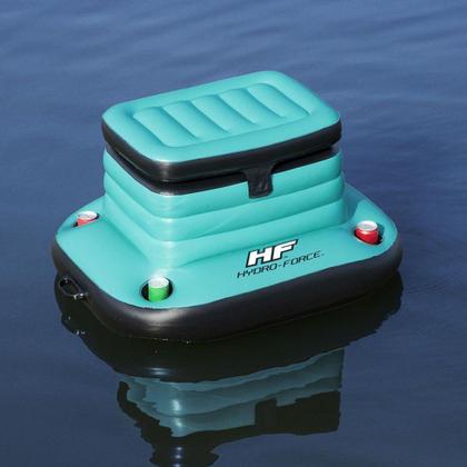 Imagem de Cooler inflável Bestway Hydro Force Glacial Sport com 4 porta-copos e 35,7 litros