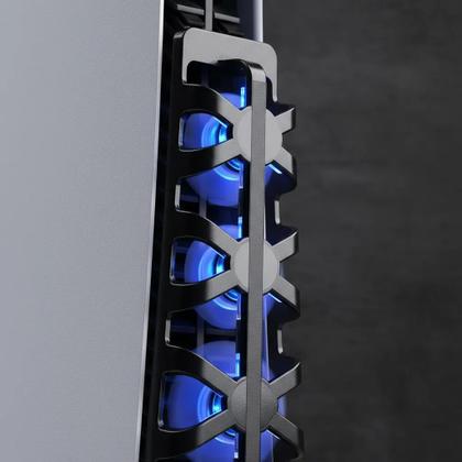 Imagem de Cooler Led Ventilador Resfriador 3 Ventoinhas Usb Para Ps5