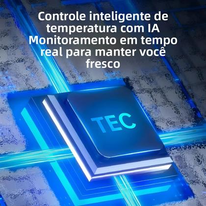 Imagem de Cooler Para Celular De 10W Com Bateria De 2000mAh Ventilador De Resfriamento Semicondutor Universal