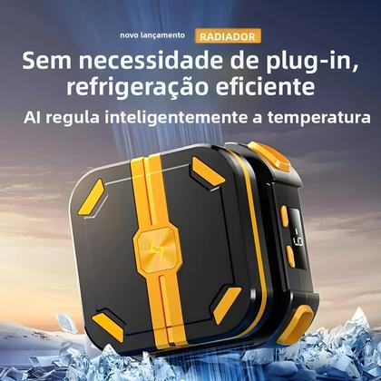 Imagem de Cooler Para Celular De 10W Com Bateria De 2000mAh Ventilador De Resfriamento Semicondutor Universal
