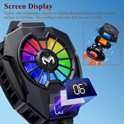Imagem de Cooler Para Celular Gamer Memo DL05 Resfriador Celular Pro