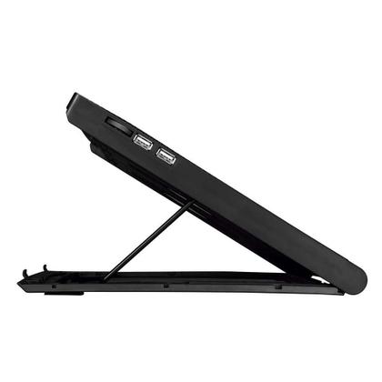 Imagem de Cooler Para Notebook Warrior Power Gamer Led Verde Luminoso - AC267
